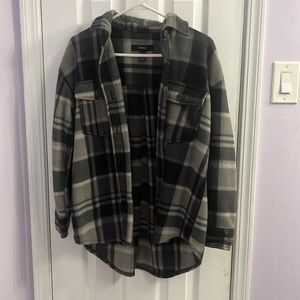 Grey Forever 21 Men's Flannel Size Small